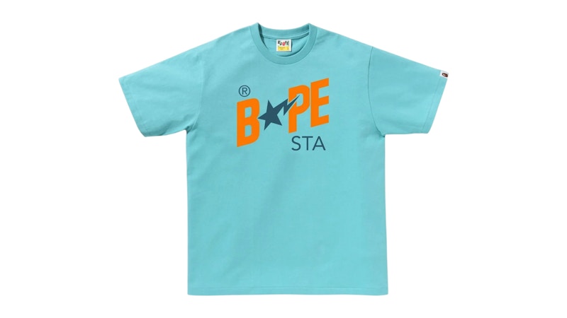 T-shirt BAPE Colors Star Tee blu