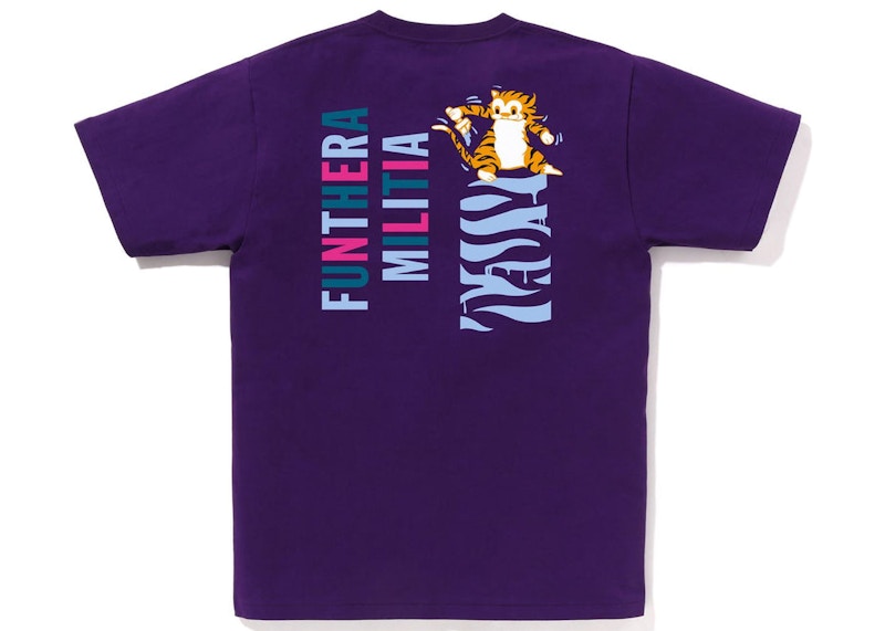 BAPE Colors Tiger Tee Purple メンズ - SS23 - JP