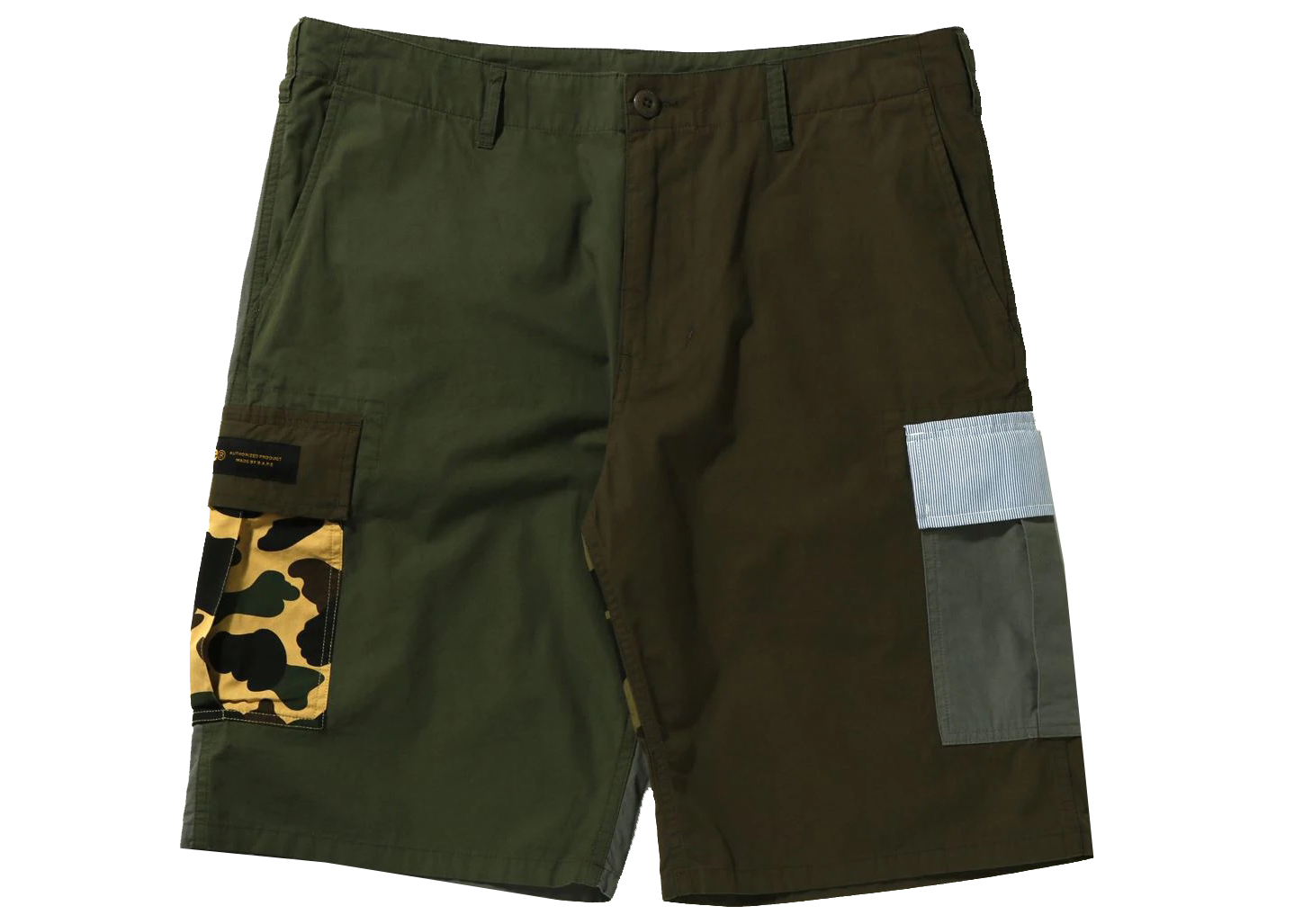 BAPE Crazy Pattern 6 Pocket Wide Fit Shorts Multi Men's - SS22 - US