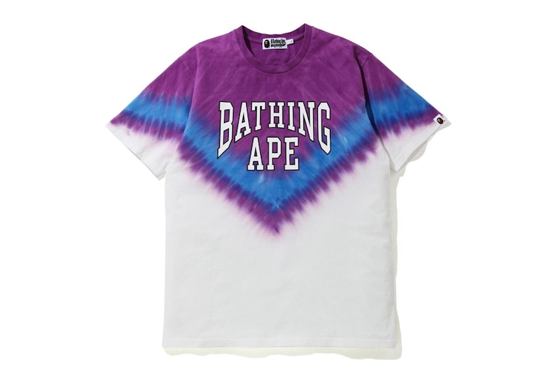 bape tie dye t shirt