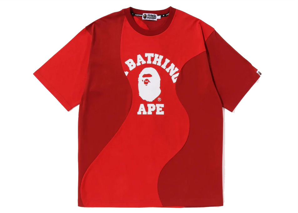 特価店送料無料 BAPE FR PARIS TEE XL RED Tシャツ/カットソー(半袖/袖なし)