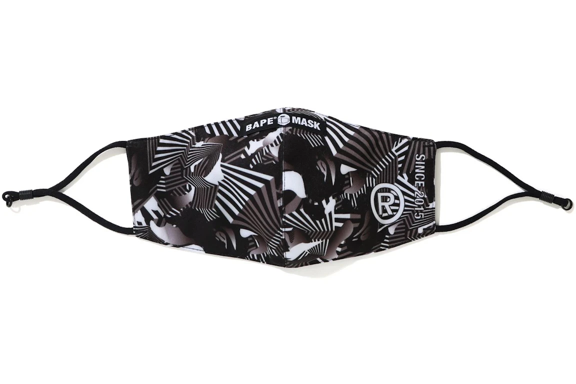 BAPE Dazzle Camo Mask (SS21) Black