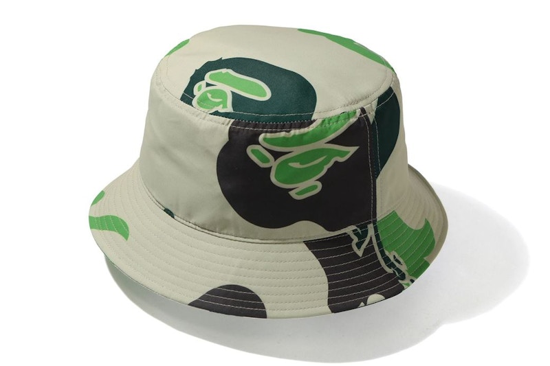 BAPE New Multi Camo Bucket Hat White Men's - US