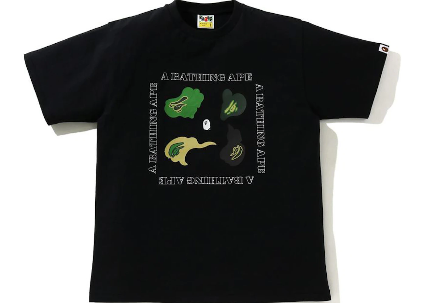 Bape Def Camo Tee Black Green Ss21 Bape Def Camo Tee Black Green Ss21