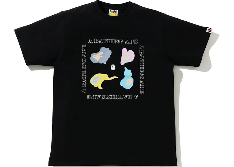 T-shirt BAPE Def Camo Nero/Multicolore