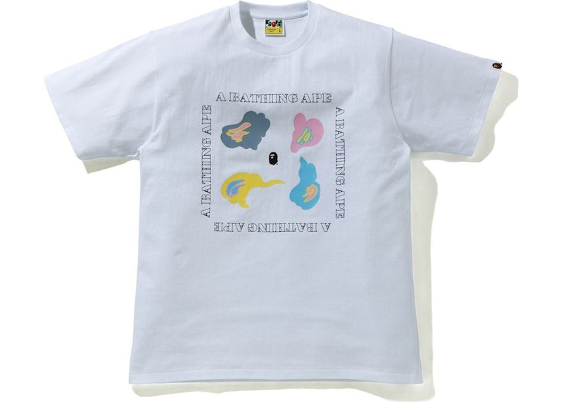 BAPE Def Mimetico Tee Bianco/Multi