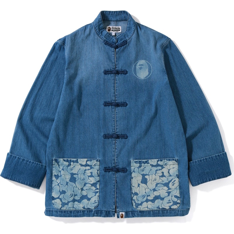 BAPE JUNIOR DENIM CHINA JACKET160cm-