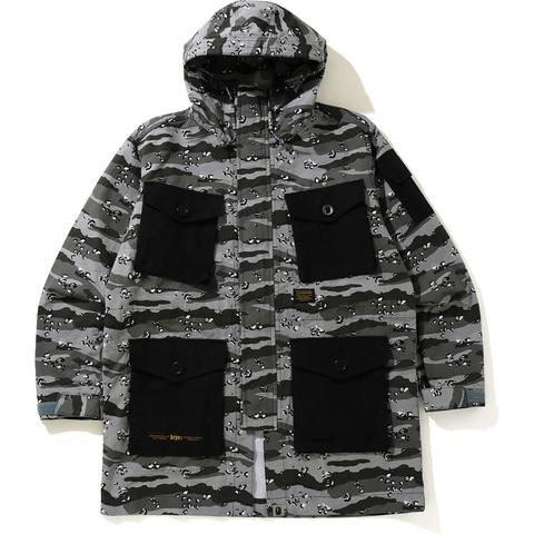 BAPE Desert Camo Loose Fit Military Jacket Black