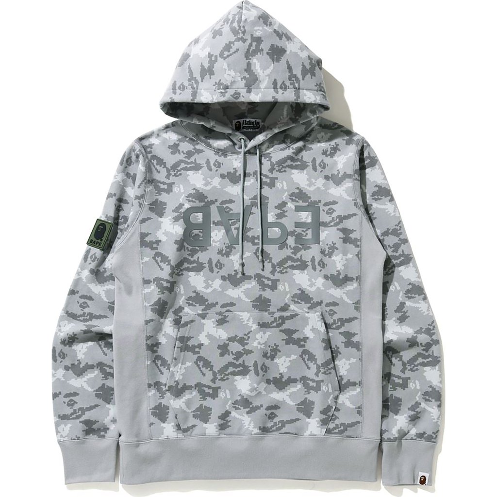 BAPE Graphic #1 Pullover Hoodie Gray