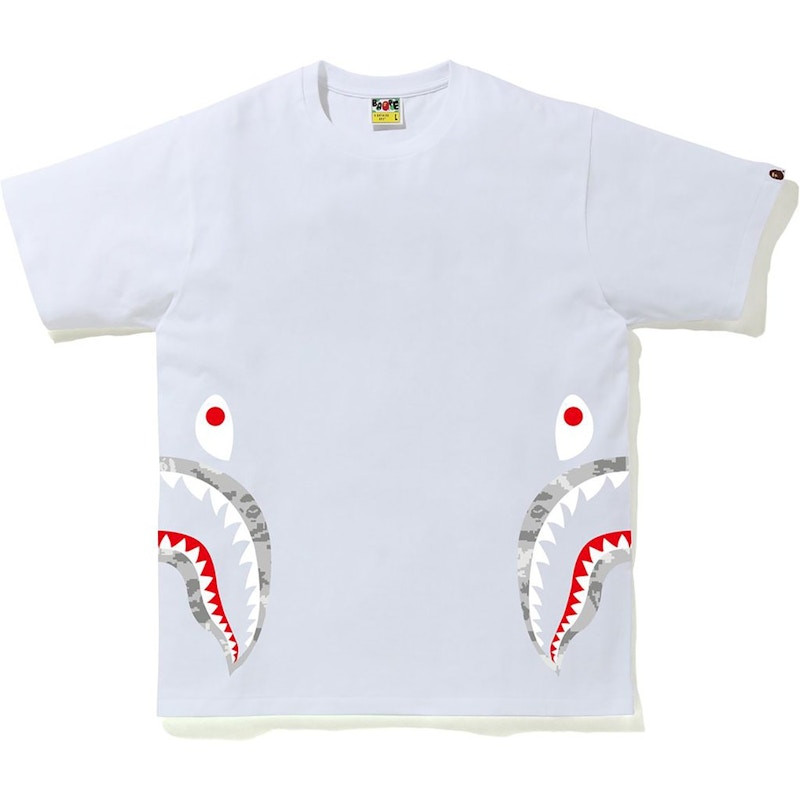 Bape city sale camo shark tee