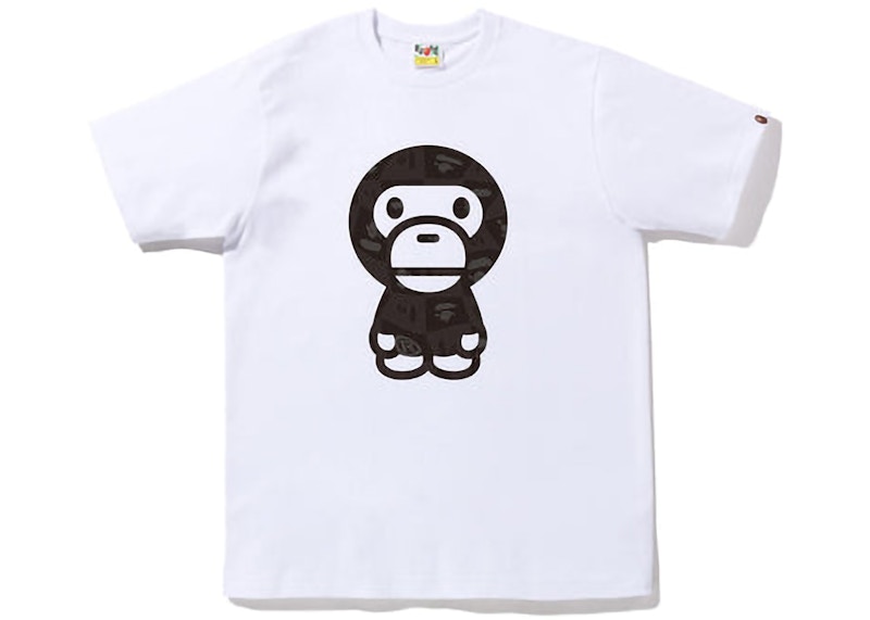 トップス [(^^) ] BAPE - BIG BABY MILO TEE BAPE Distortion Big Baby Milo Tee White Black Men's - FW22 - US