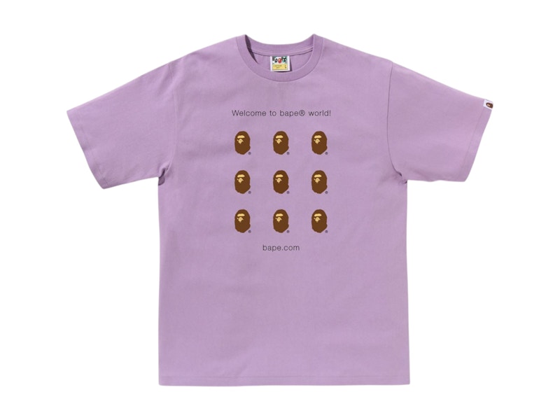 BAPE Dot Com Tee Purple