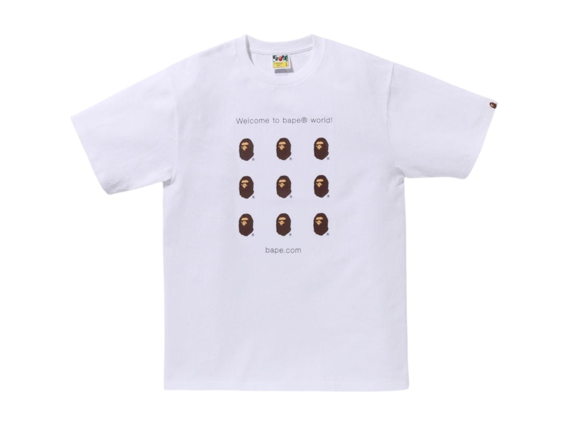 BAPE Dot Com Tee White