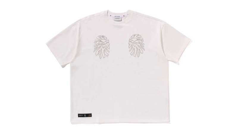 BAPE Dual Head Studded Tee White