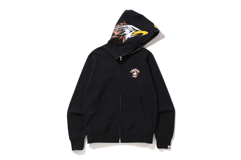 Bape tiger store hoodie black