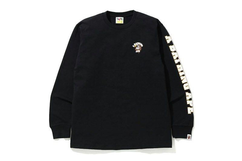 BAPE Eagle LS Tee Black