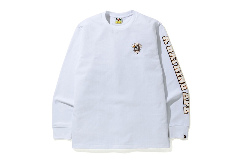 BAPE Eagle LS Tee White