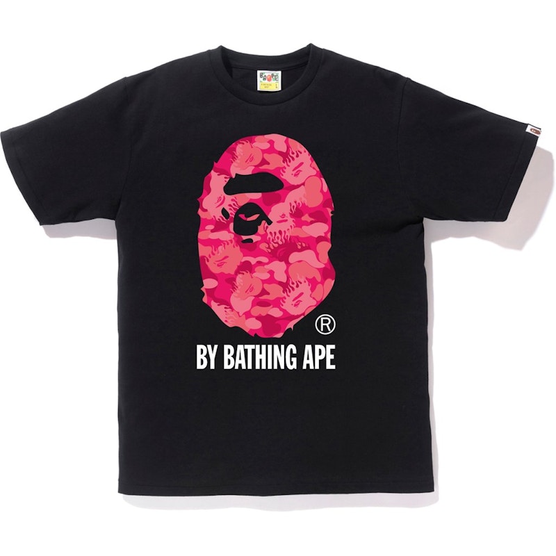 bape pink camo t shirt