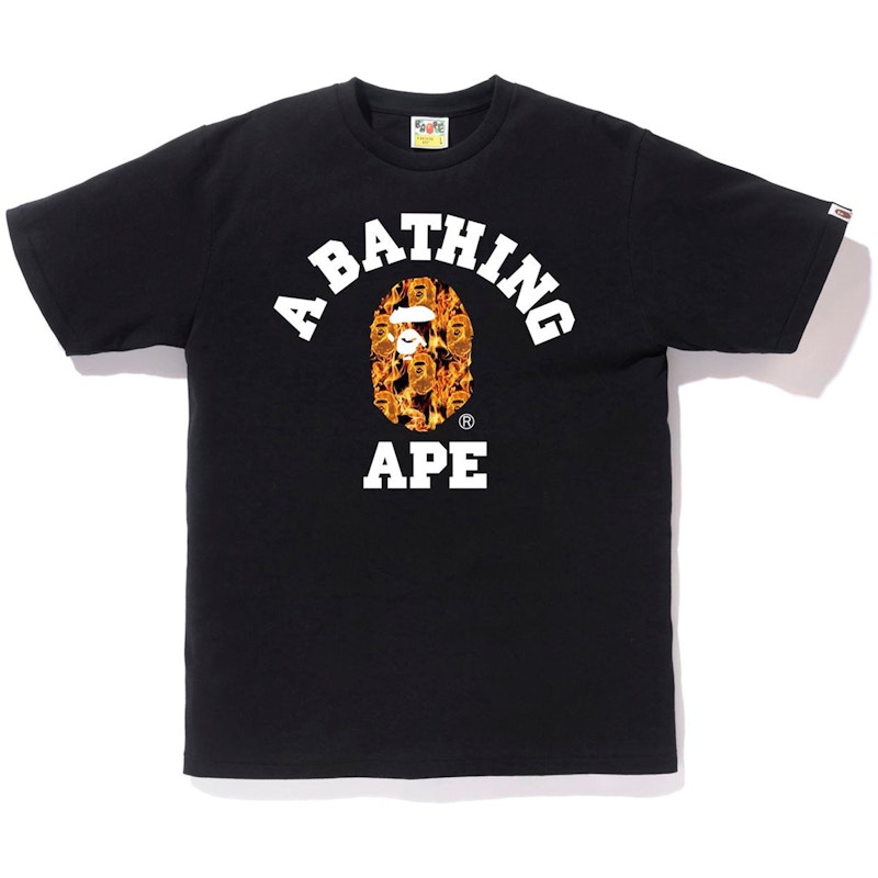 bape fire shirt
