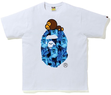 bape flame t shirt