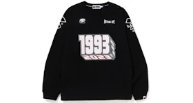 BAPE Football Relaxed Fit L/S Tee Black