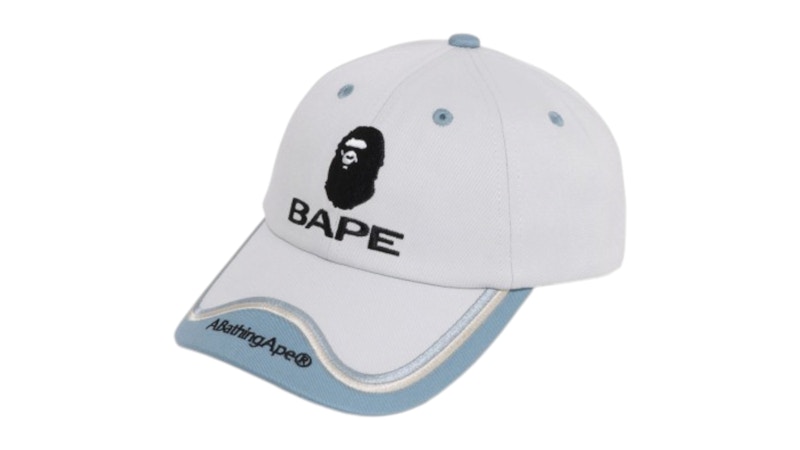 BAPE Football Team Cap Light Grey