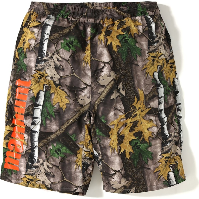 Palm Angels Burning Head Track Shorts Black Men's - SS21 - US