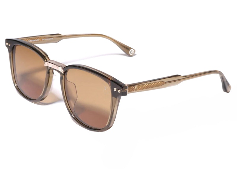 Pre-owned Bape Frame 30 Sunglasses In Brown