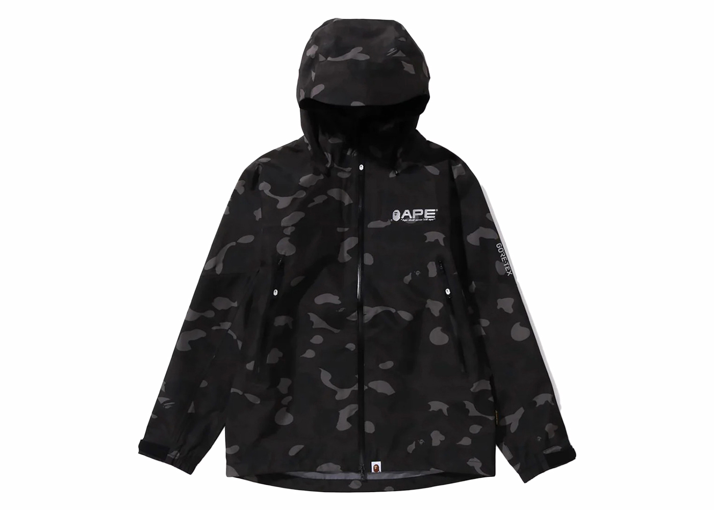 BAPE GORE-TEX Color Camo Snowboard Jacket Black Men's - FW23 - US