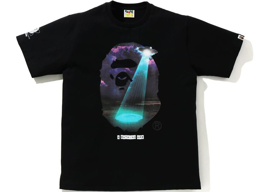 BAPE Galaxy UFO Tee Black Men's - SS21 - US