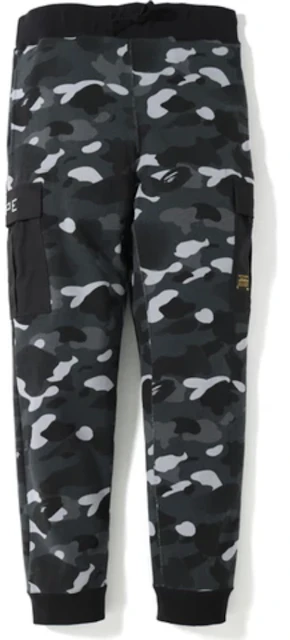 BAPE Camo Military Slim Sweat Pants Black - FW19 - ES