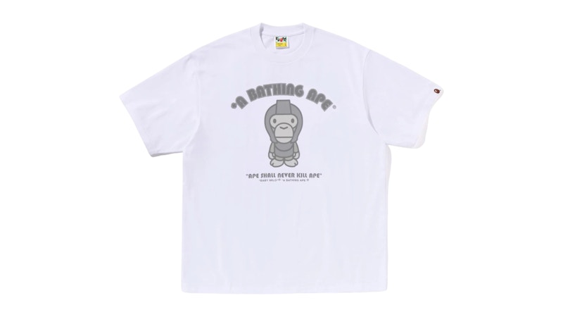 BAPE General Milo Relaxed Fit Tee White