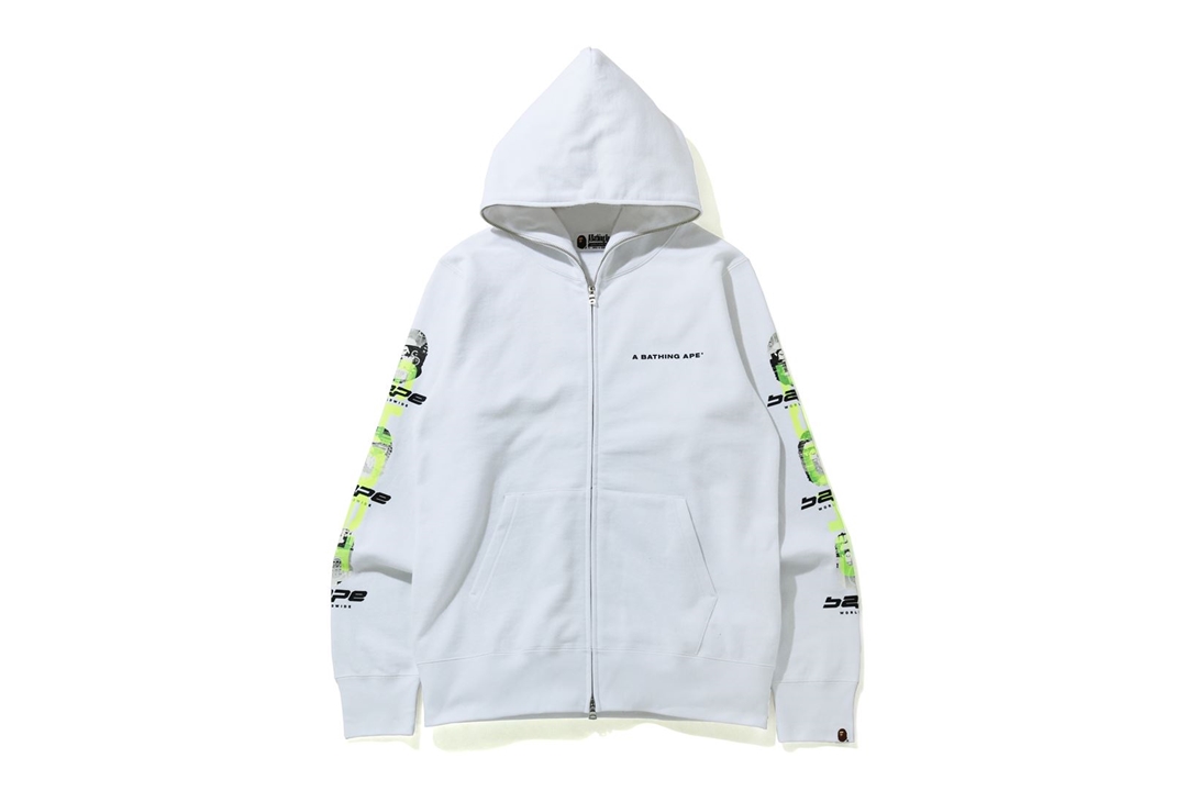 BAPE Ghost Full Zip Hoodie White Men's - SS20 - US