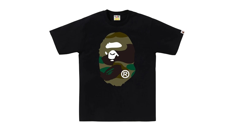BAPE Giant 1st Camo Big Ape Head T-Shirt Black/Green メンズ - SS26