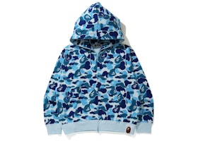 Bape Giant Abc Camo Full Zip Hoodie Blue Ss21 Bape Giant Abc Camo Full Zip Hoodie Blue Ss21