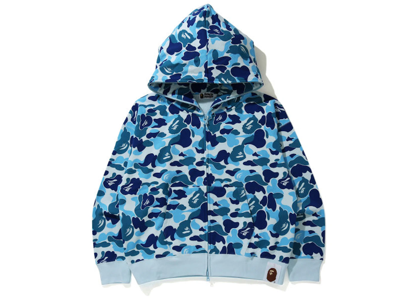 Bape Giant Abc Camo Full Zip Hoodie Blue Ss21 Us Bape Giant Abc Camo Full Zip Hoodie Blue Ss21 Us