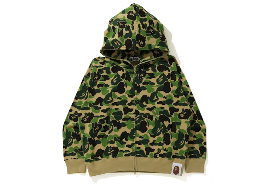 Bape Giant Abc Camo Full Zip Hoodie Green Ss21 Us Bape Giant Abc Camo Full Zip Hoodie Green Ss21 Us