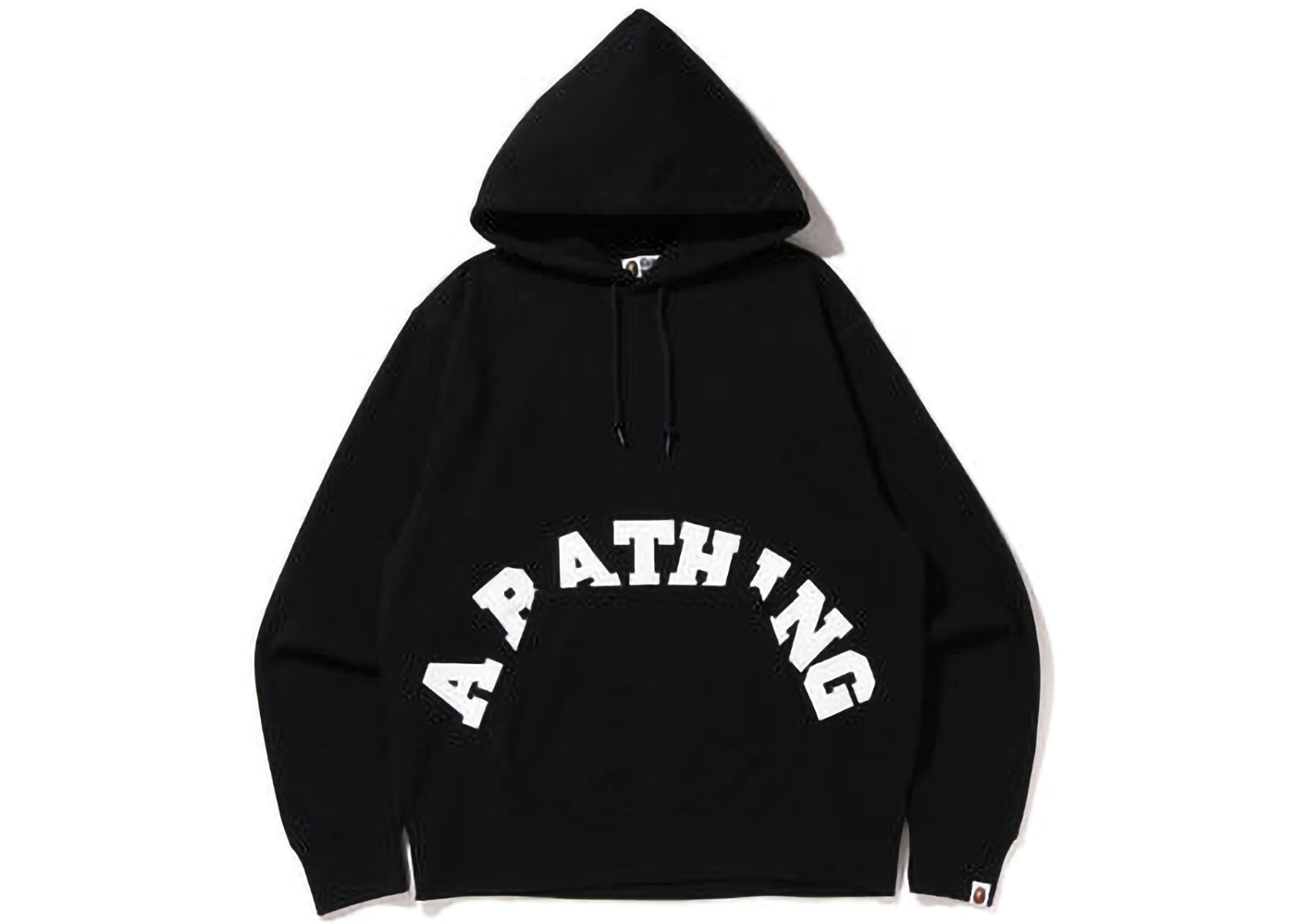 BAPE Giant Ape Head Relaxed Fit Pullover Hoodie Black Men's - FW22
