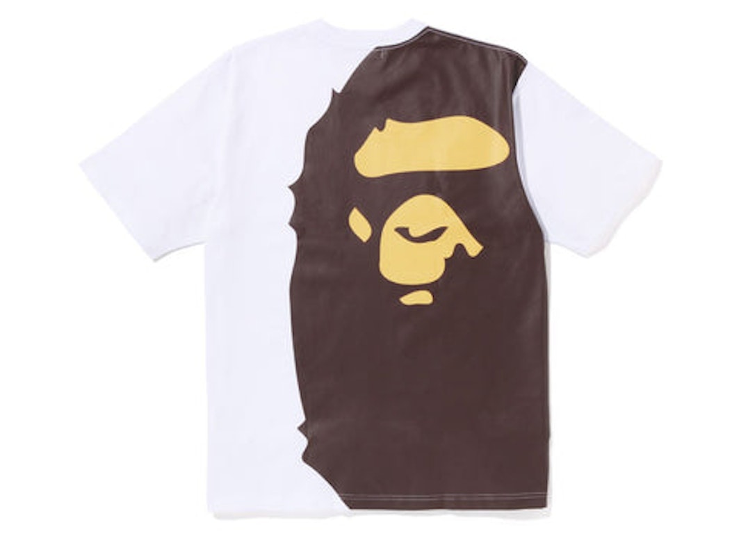 Pre-owned Bape Giant Ape Head Relaxed Fit Tee White