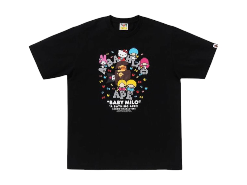 BAPE Ginza Exclusive College Tee Black Men's - FW24 - US