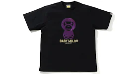 BAPE Glitter Baby Milo Tee Black/Purple