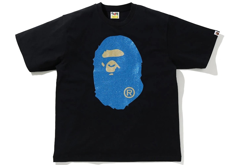 Bape blue sale and purple shirt