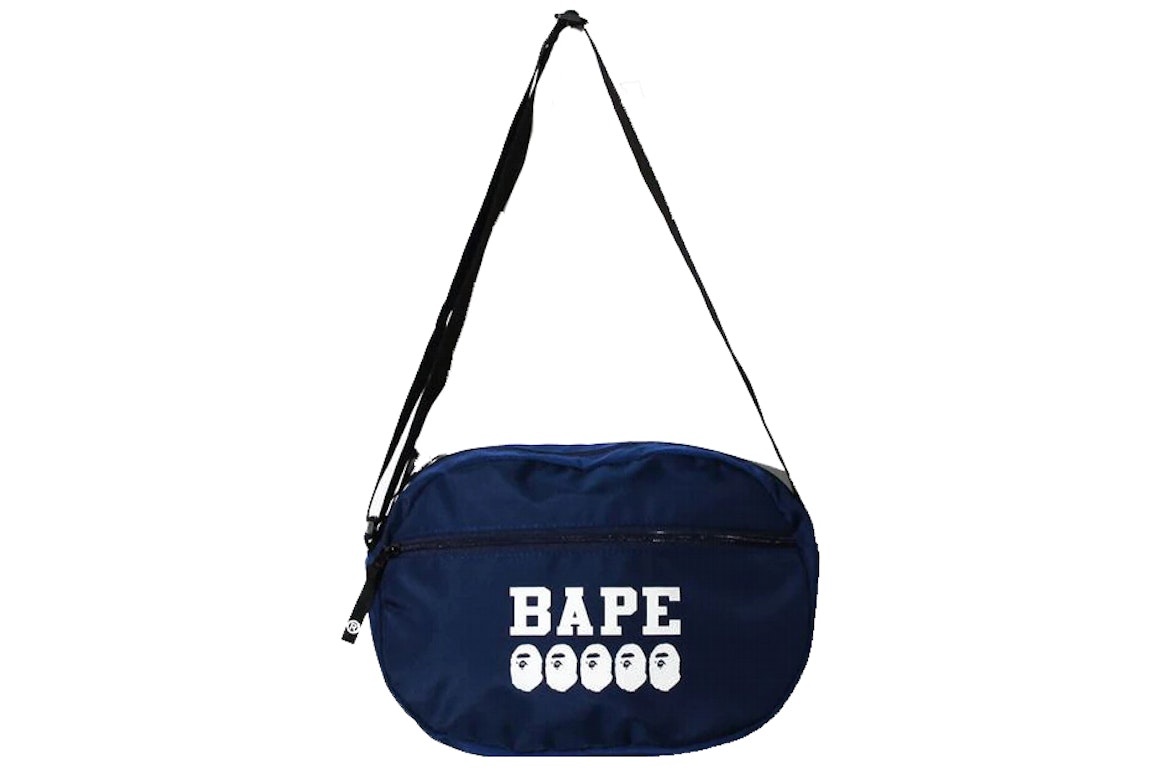 Pre-owned Bape Go Skate Summer Shoulder Bag Blue