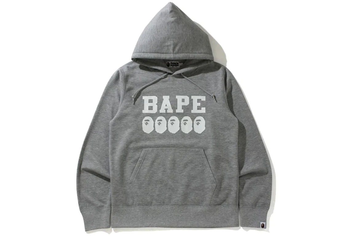 BAPE Go Skate Summer Pullover Hoodie Grey