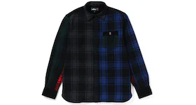 BAPE Golf Flannel Check Wide Fit Shirt Multi