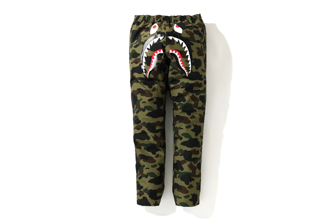BAPE Gore-Tex 1st Camo Shark Track Pants Green Men's - SS20 - US