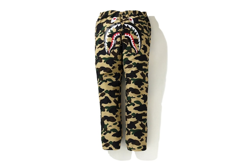 Bape camo track hot sale pants