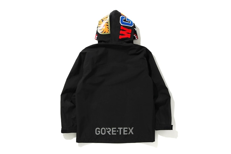 BAPE Gore-Tex Shark Hoodie Jacket Black Men's - SS20 - US