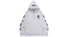 BAPE Graphic #1 Felpa Pullover con Cappuccio Grigio