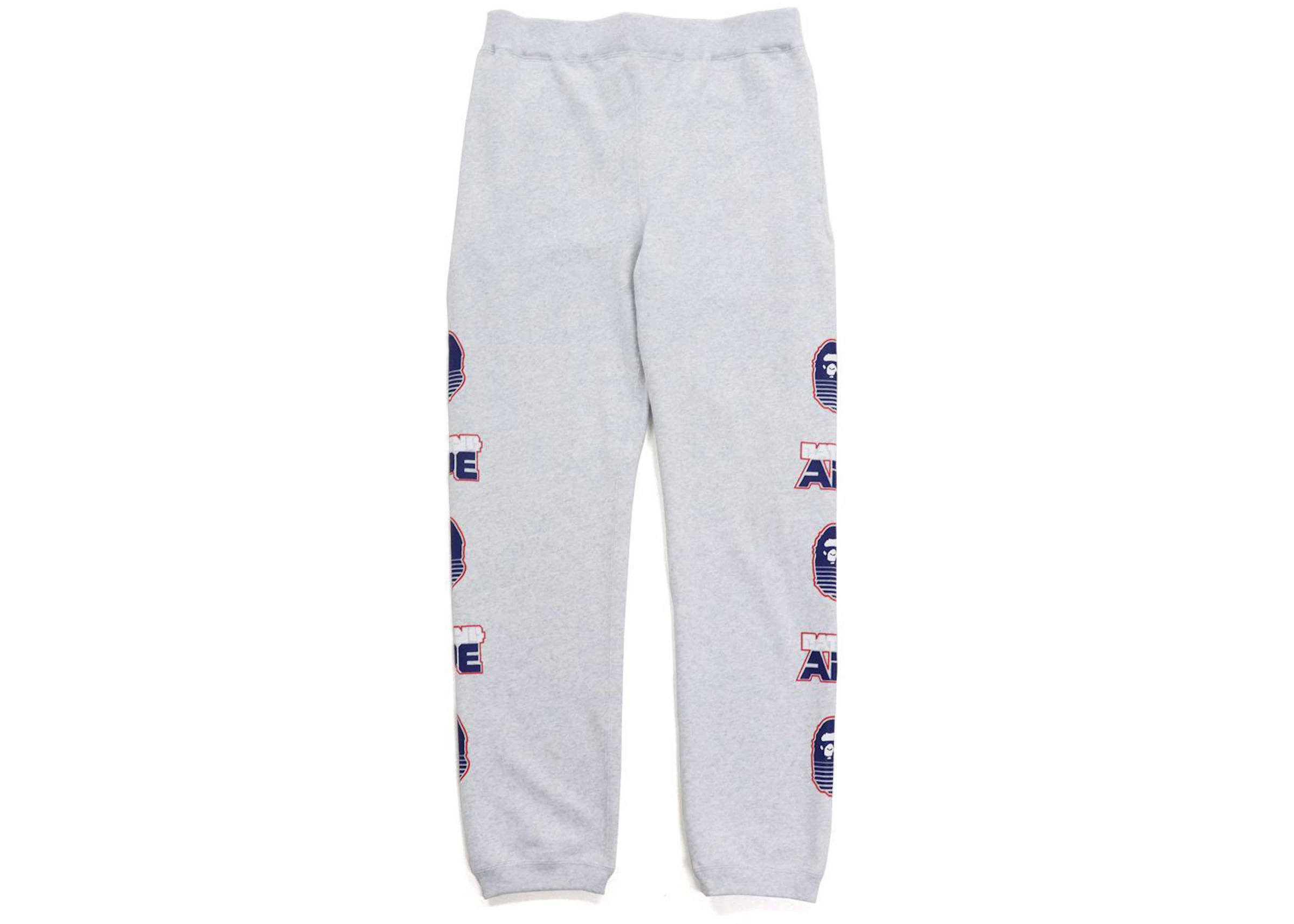 BAPE Graphic #1 Sweatpants Gray - FW21 - US